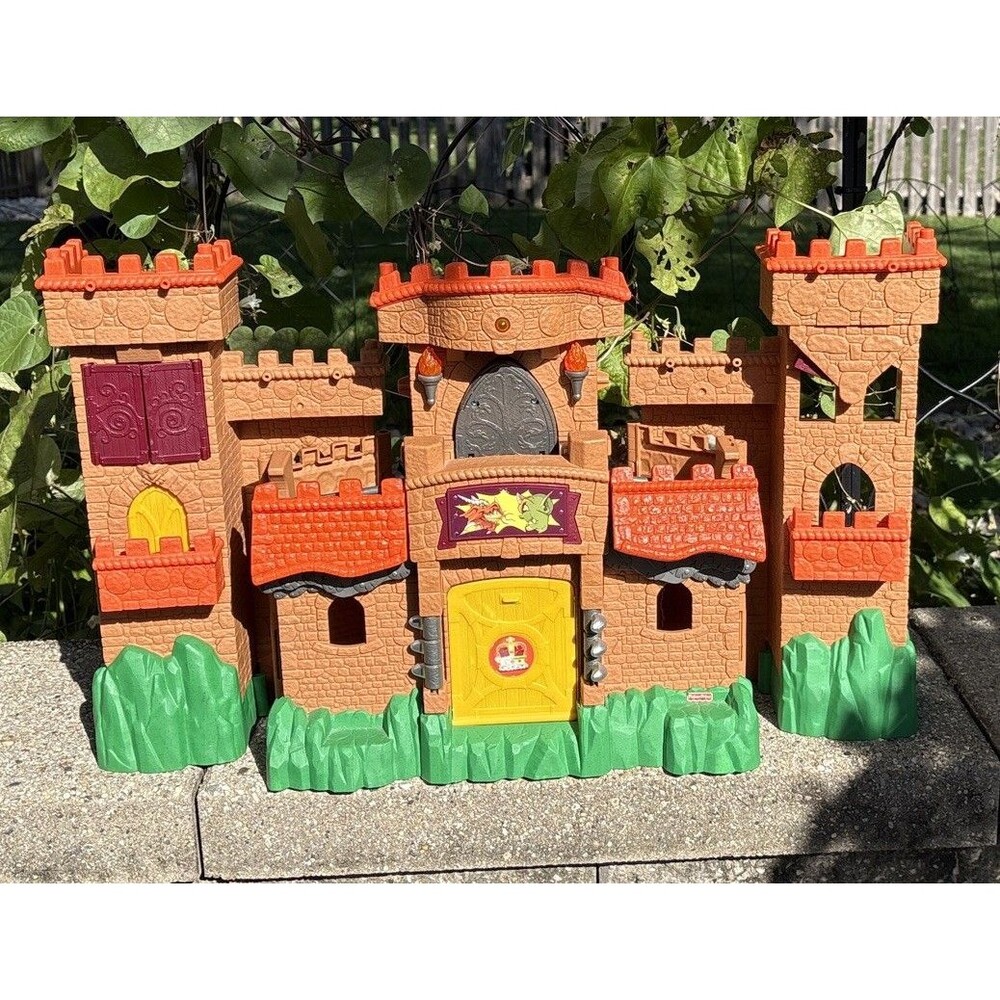 Fisher Price Imaginext Eagle Talon Medieval Castle 2012 Playset Only WORKS